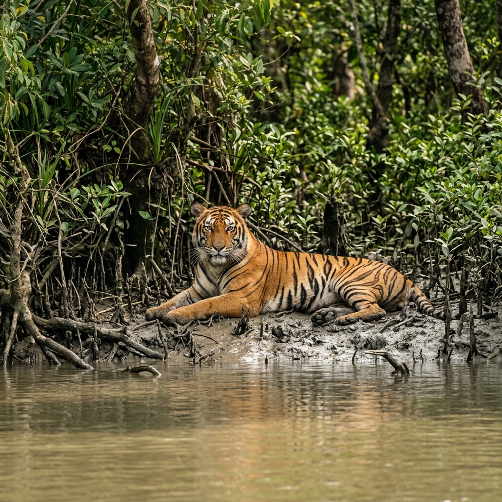 Royal Bengal Tiger in Sundarbans